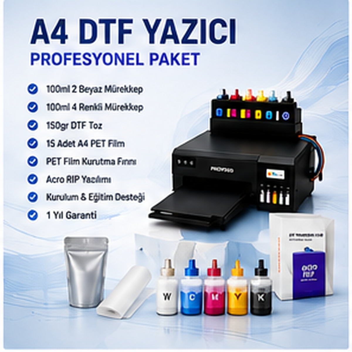 A4 DTF Butik Atölye Paketi
