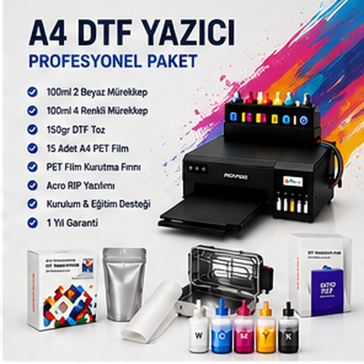 A4 DTF Kişiye Özel Baskı Paketi