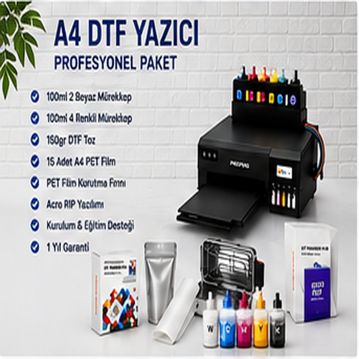 A4 DTF Düşük Adet Sipariş Paketi