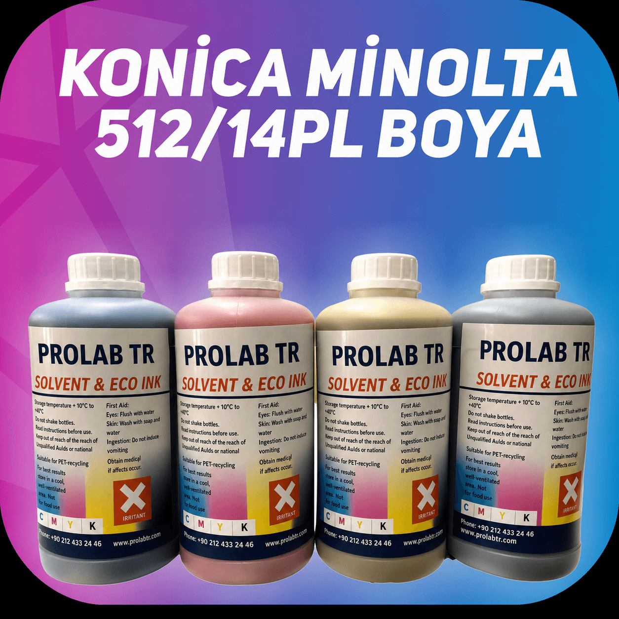 Konica Kokusuz Solvent Boya 14 PL
